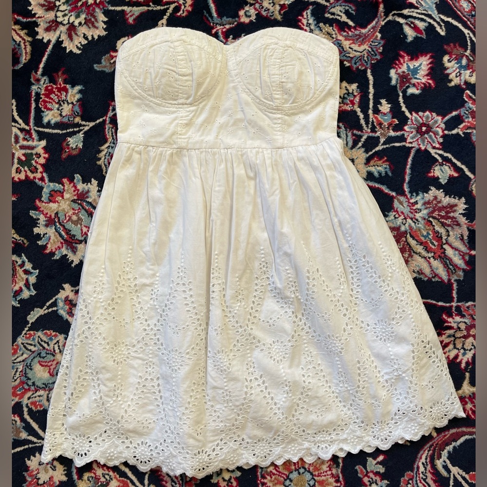 White cute dress